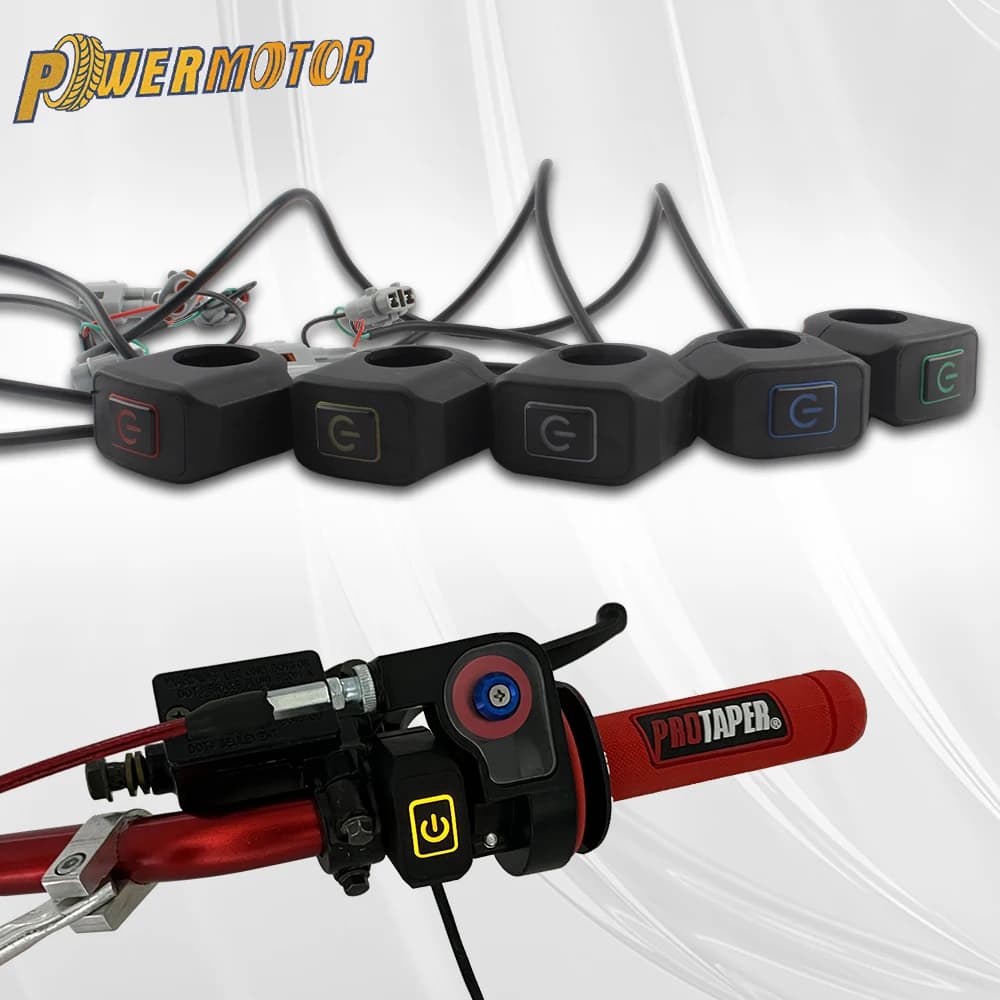 Motorcycle Handlebar Waterproof Male Female Plug Switch For Surron Light Bee Electric Dirt Bike Power Control Accessories