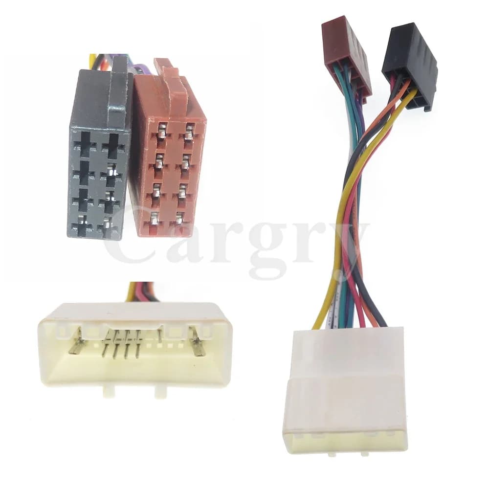 Set di Connettori per Autoradio 962191-1 963121-1 357035447A 962189-1, Cablaggio Stereo Auto con Presa ISO per Nissan