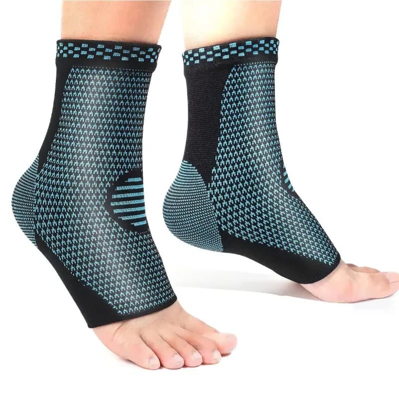 Calzini a compressione infusi di rame calzini per alleviare il dolore alla caviglia calzini per Yoga da corsa sportivi a compressione Anti-fatica per i piedi