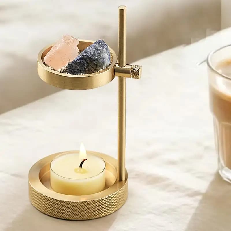 Essential Oil Burner Candle Stand Wax Melt Burner Oil Diffuser Tea Light Candle Holder for Living Room, Wedding Gift Decoration