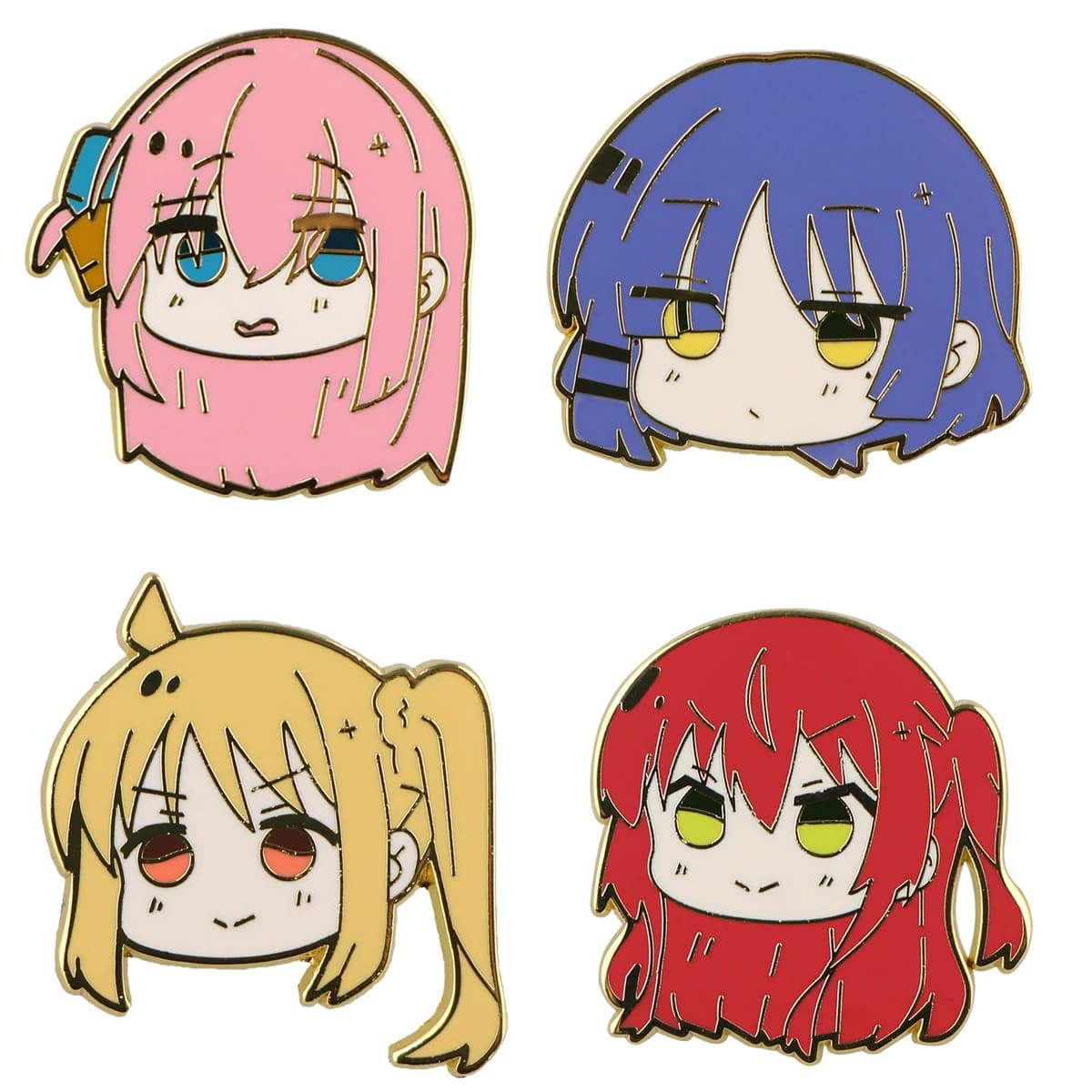 Cute Girl Character Rock Anime Cartoon Hard Enamelled Brooch Cute Pins Clothing Backpack Lapel Badges Fashion Accessories Gifts