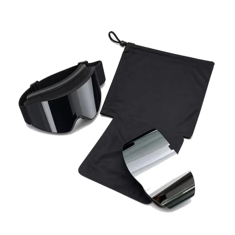 Airo Ski Goggles Mirrored Lens Anti Fog UV400 Spare Lens Included Adjustable Strap Snowboard Goggles for Men Women Winter