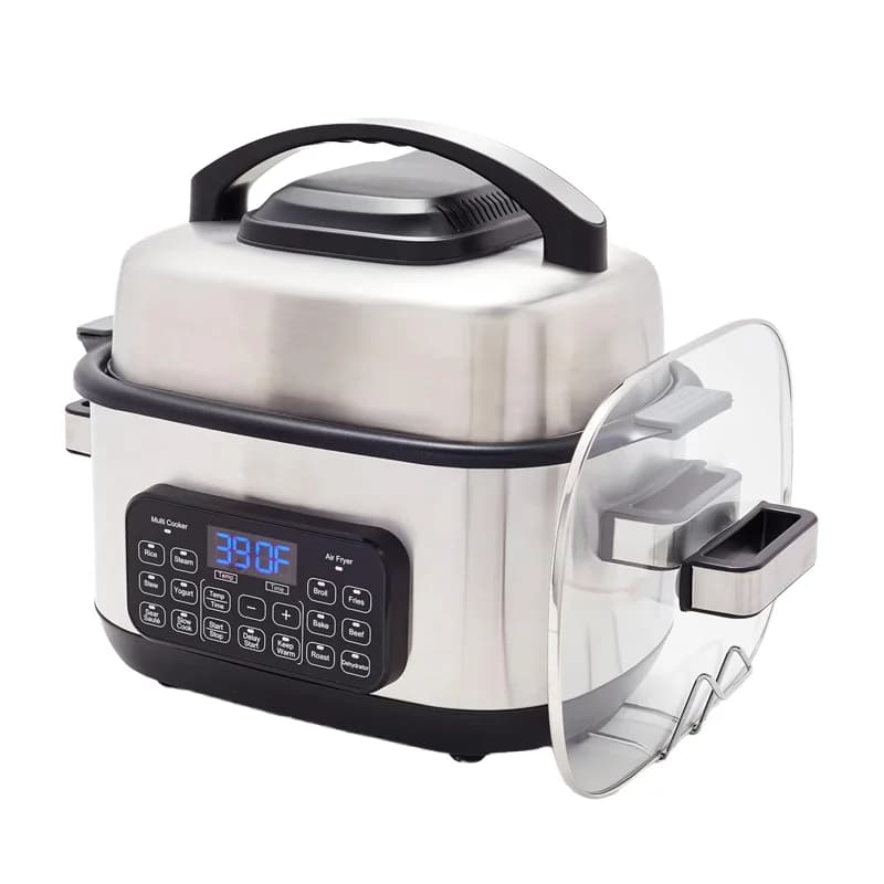 Air fryer Slow cooking pot and grill, for steam balance, grill, bake in the oven, cook rice
