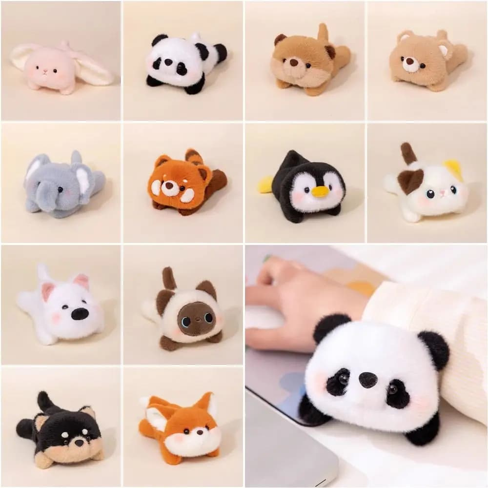 Kawaii 17cm Plush Companion Doll Plush Elephant Stuffed Animal Pillow Super Soft Bear Animal Plush Toy Sleeping Gift