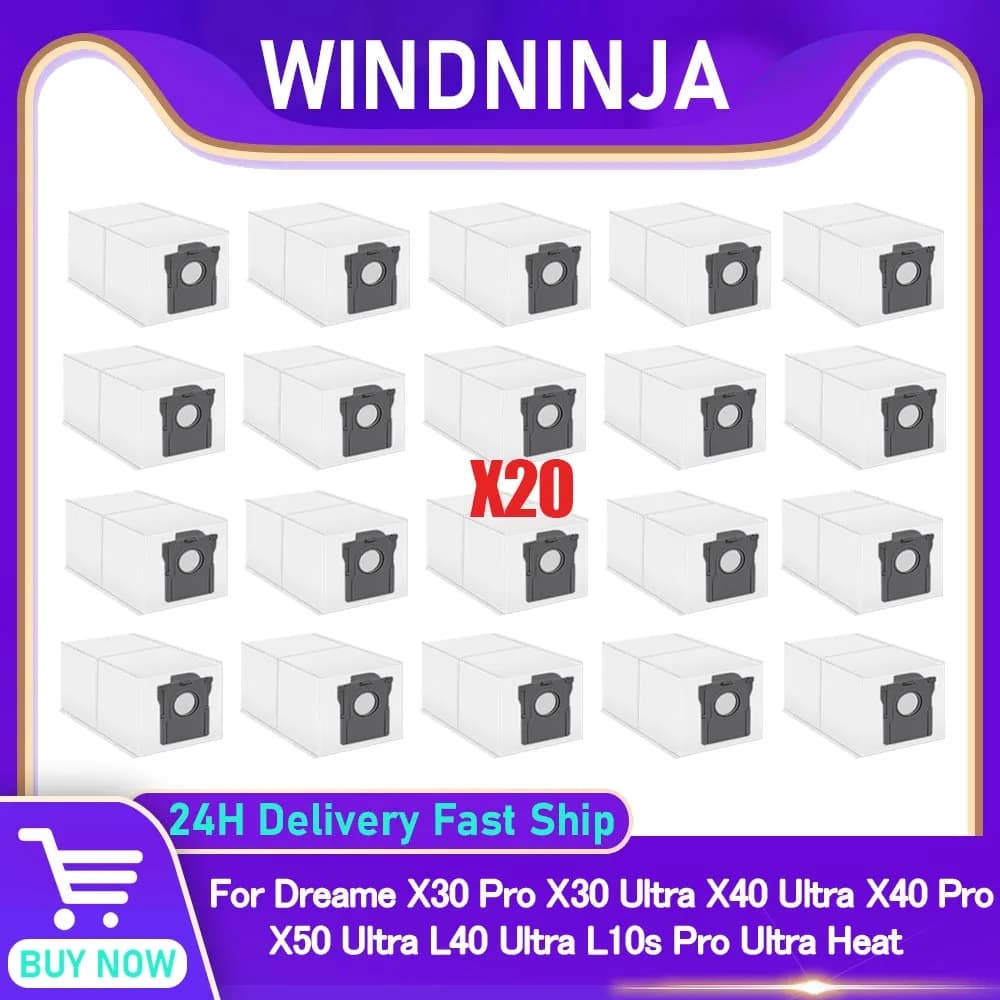 Dust Bag For Dreame X30 Ultra X30 Pro X40 Ultra X40 Pro X50 Ultra L40 Ultra L10s Pro Ultra Heat Vacuum Accessories Anti-dust Bag