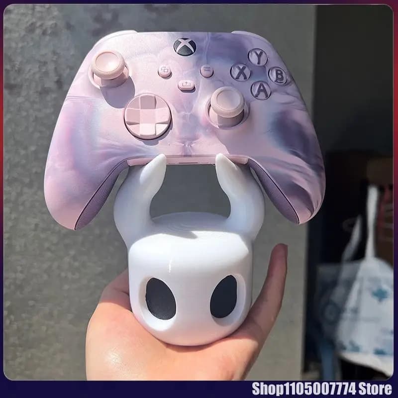 Anime Hollow Knight Silksong Gioco Figura Stile Esport Decorazione della stanza Supporto per cuffie e supporto per controller Ornamento da tavolo