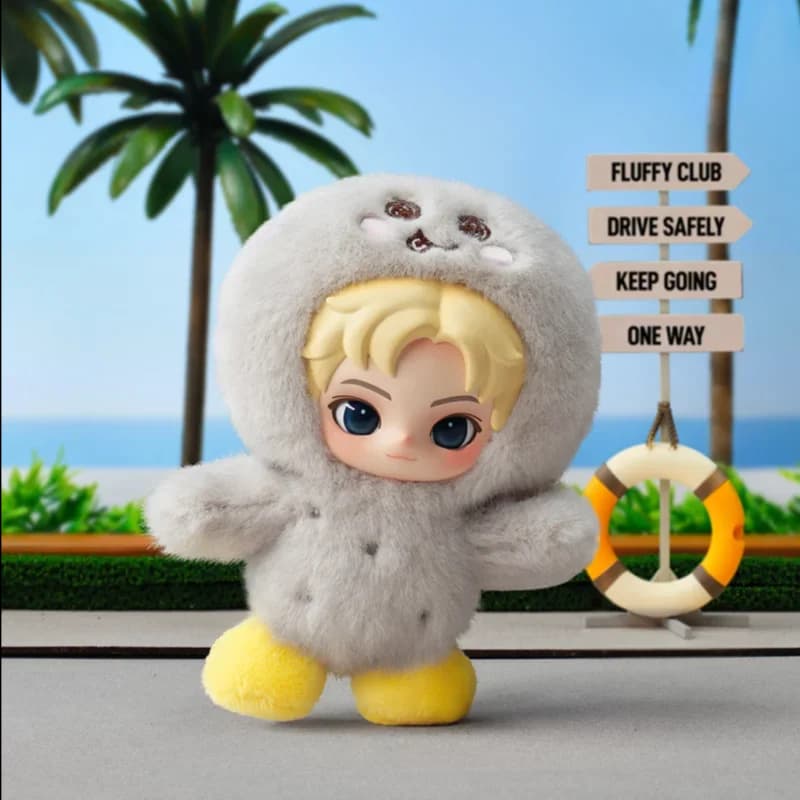 POP MART Fluffy Club Riize Series Blind Box Original Toys Guess Bag Mystery Box Doll Anime Figure Ornament