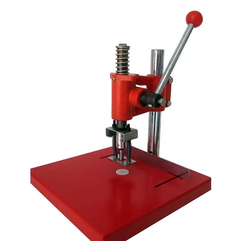 New Update Perforator Punching Machine Tag Pressure Punching Machine Fabric Leather Fabric Plastic Bag Card Electric Punching Machine M