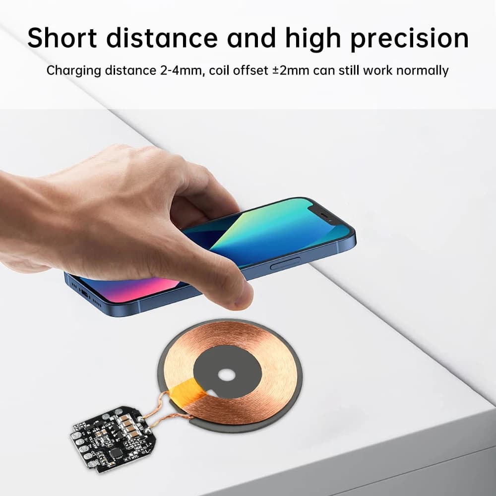 15W low temperature wireless charging module, PCBA transmitter, wireless charger magnetic coil