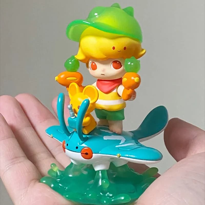 POP MART Water Party Series Blind Box Anime Action Figure Surprise Mystery Box Doll Guess Bag Gift