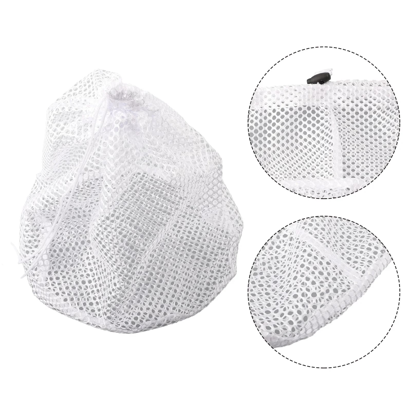 Net Bag Laundry Bag Household Pouch S/M/L Thick Nylon Washing Machine Accessories College Equipment Heavy Duty Mesh