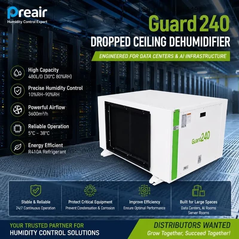 500CFM Portable HEPA Industrial Air Scrubber Home Construction Mold Removal Purifier Indoor Water Restoration Cleaning Tool