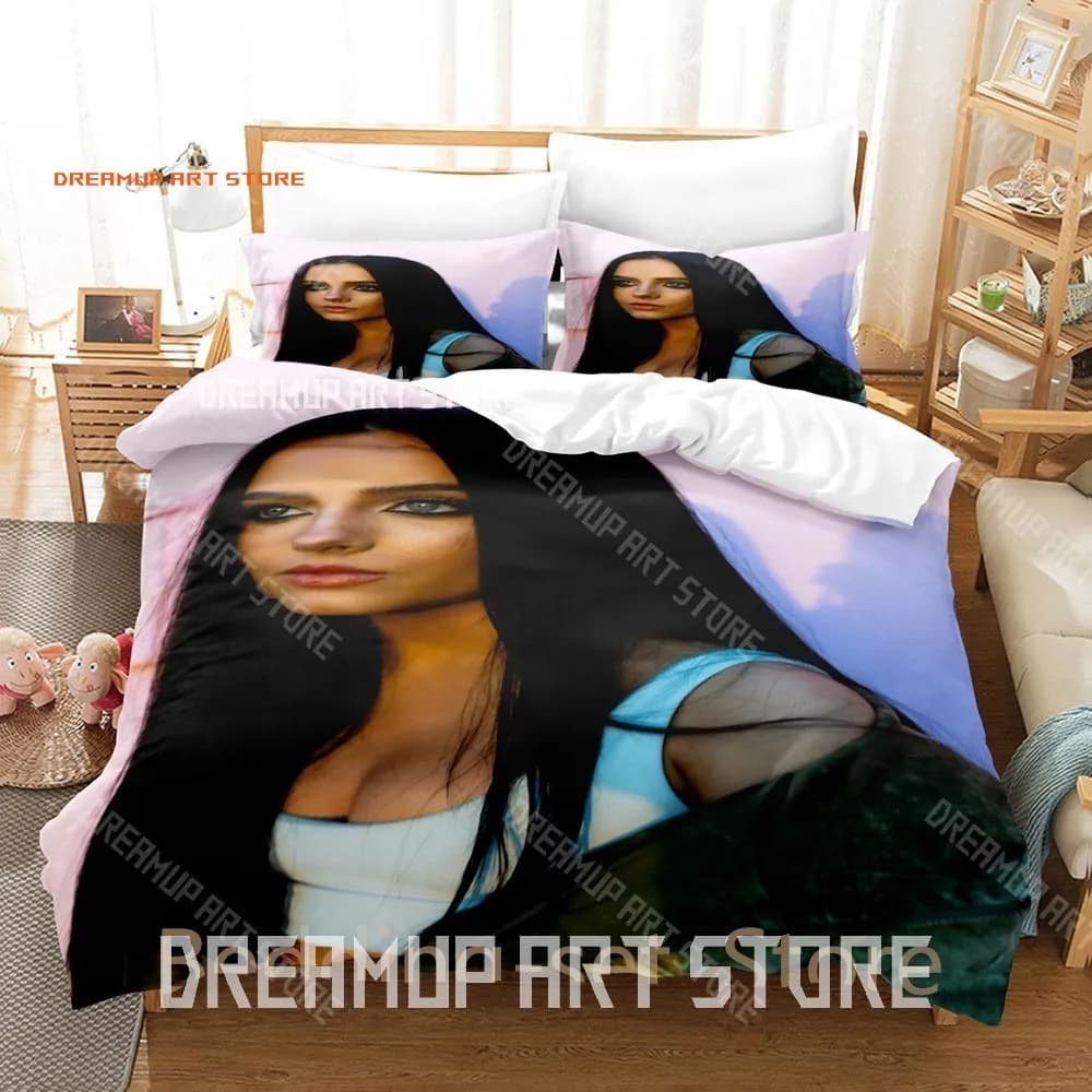 2026 3D Print Jessie Murph Bedding Set Single Twin Full Queen King Size Bed Set Adult Bedroom Duvetcover Sets Anime Bed Sheet Se