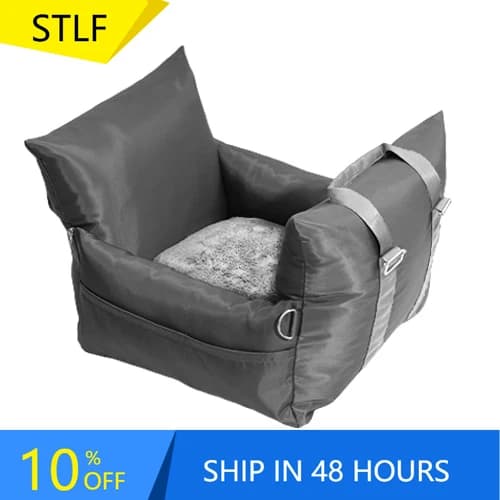 STLFLettino per seggiolino auto per cani impermeabile Letti per cani di lusso morbidi Borsa da viaggio per animali domestici Seggiolino auto per animali LOGO personalizzato Prodotti per cani di design