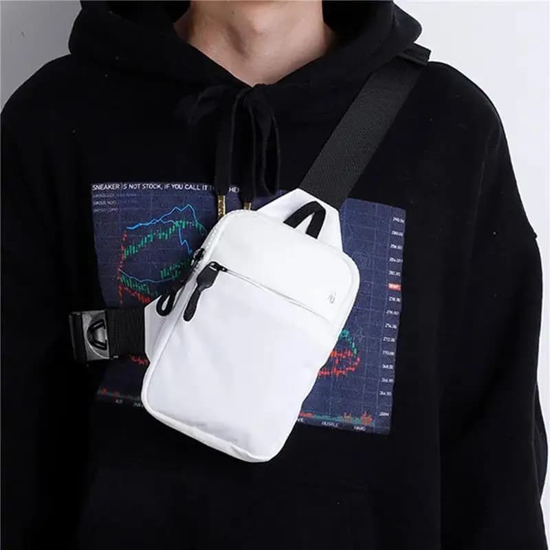 1PC New Waterproof Nylon casual men's shoulder bag for outdoor sports cycling travel belt travel bag for phone