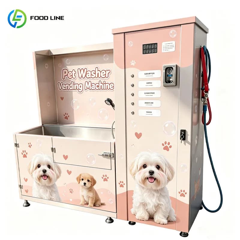 Dog Washing Vending Machine Pet Grooming Kiosk Automatic Wash Station Self Service Equipment Customized