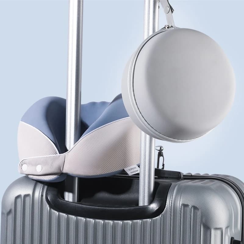 Cuscino a U in Memory Foam Morbido e Portatile con Supporto per il Collo per Ufficio, Riposo, Viaggio, Aereo, Comodo Ausilio per il Sonno