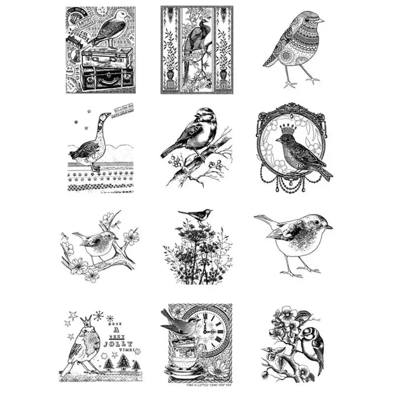 New Arrival Animals Clear Stamps 2025 For Scrapbooking Paper Making Bird Peacock Account Craft Set Card Transparent Seal