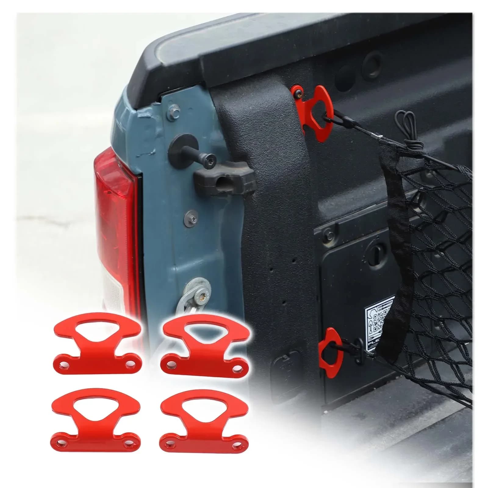 Per Ford Maverick 2022-2024 Ancoraggio di ancoraggio per camioncino Letto Cargo Box Gancio Corda Fibbia fissa Accessori per la modifica dell'auto