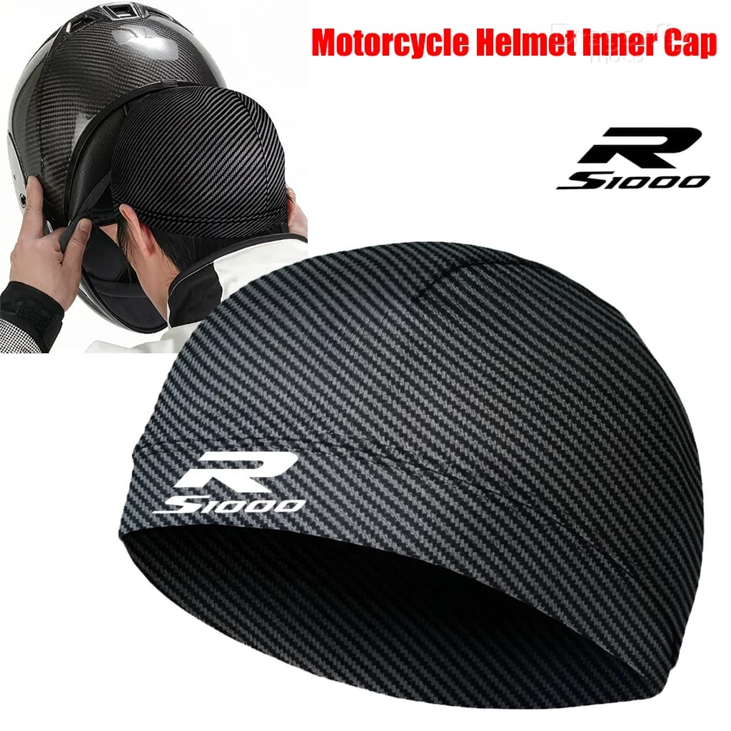 Copricapo dal design originale per BMW S1000R S1000 R S 1000 R 2017 2018 2019 2020 2021 Cappuccio interno per casco moto che assorbe il sudore