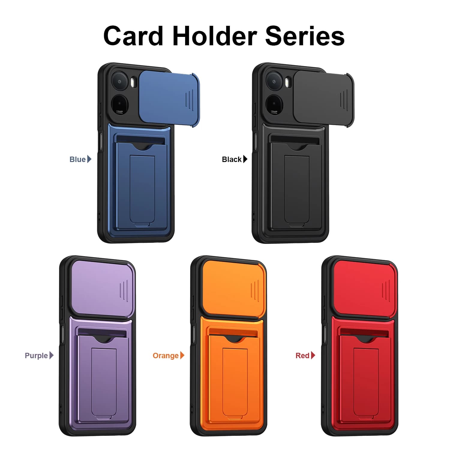 For Xiaomi Redmi A7 Pro Case Redmi 15A Cover Redmi A7 Pro Phone Case Card Slot Wallet Matte Skin Case bracket Silicone Cover