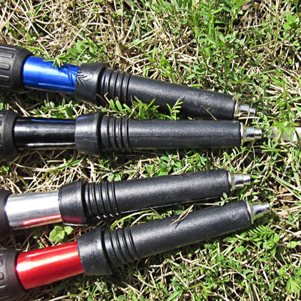 8 Protective Toe Parts for Tungsten Steel Trekking Sticks, Outdoor Climbing Stick Tips Parts, Durable