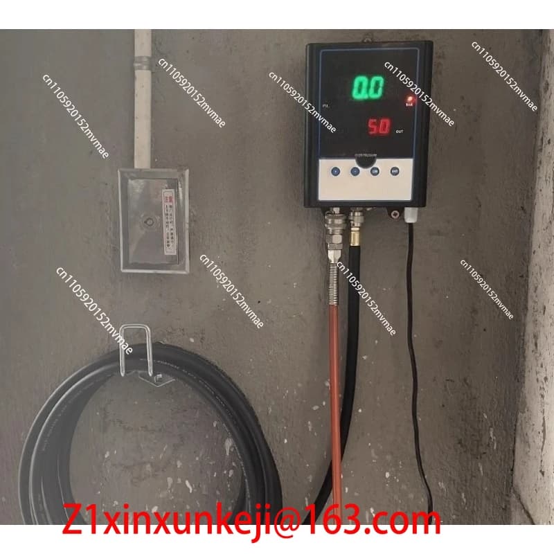 Gonfiatore automatico per pneumatici Gonfiatore con display digitale montato a parete