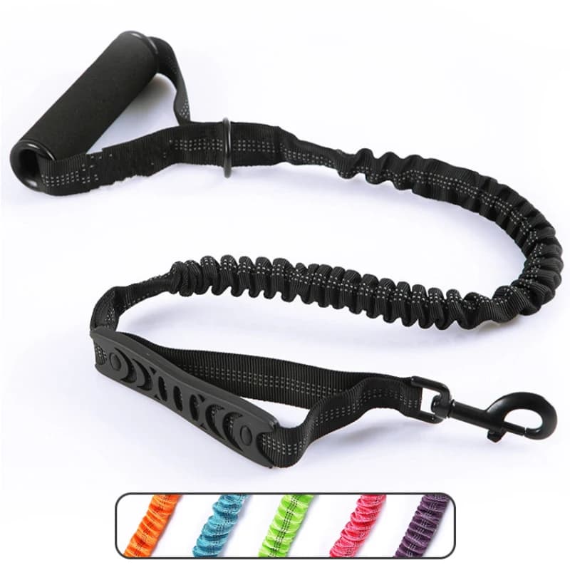 Guinzaglio Elastico Anti-Trazione per Cani, Riflettente, Resistente, con Assorbimento degli Urti, Corda per Addestramento Durevole per Tutte le Razze