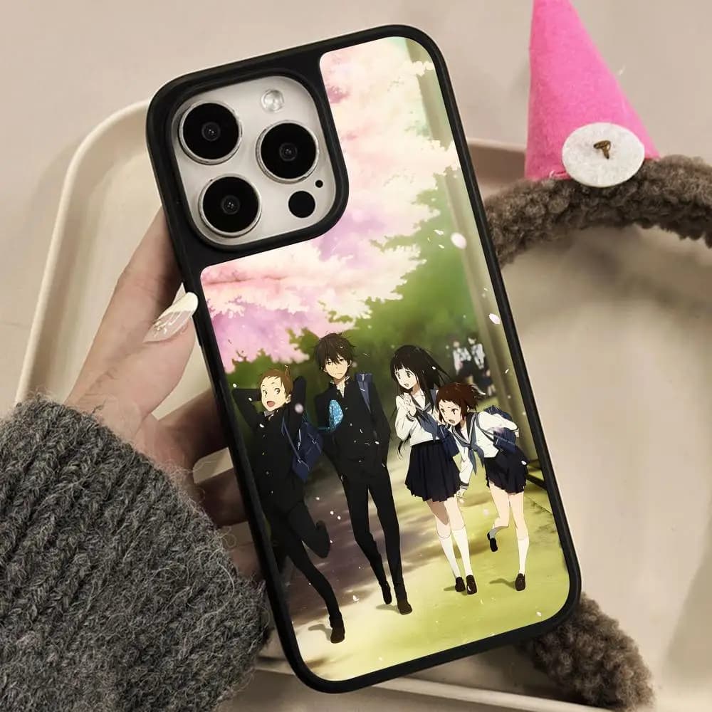 Anime Hyouka Phone Case for iPhone 18 17 16 15 14 13 12 11 Air Pro Max Plus Matte Surface Cover