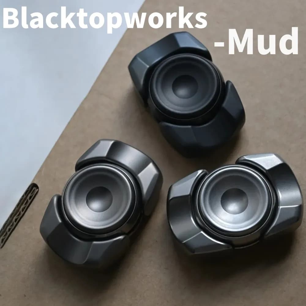 Blacktopworks Fango Fidget Spinner Fidget Spinner a due pale per la movimentazione del tatto Spinner antistress per adulti