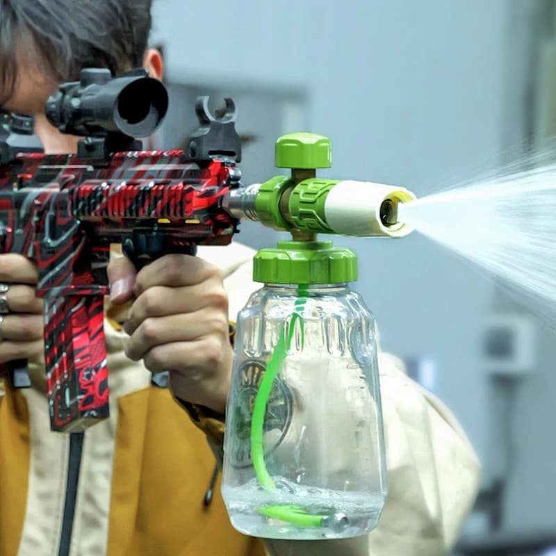 M416 Pistola ad acqua spray per autolavaggio ad alta pressione Pulitore ad alta pressione AK47 Tubo per irrigazione da giardino Ugello Sprinkler Strumenti per il lavaggio auto