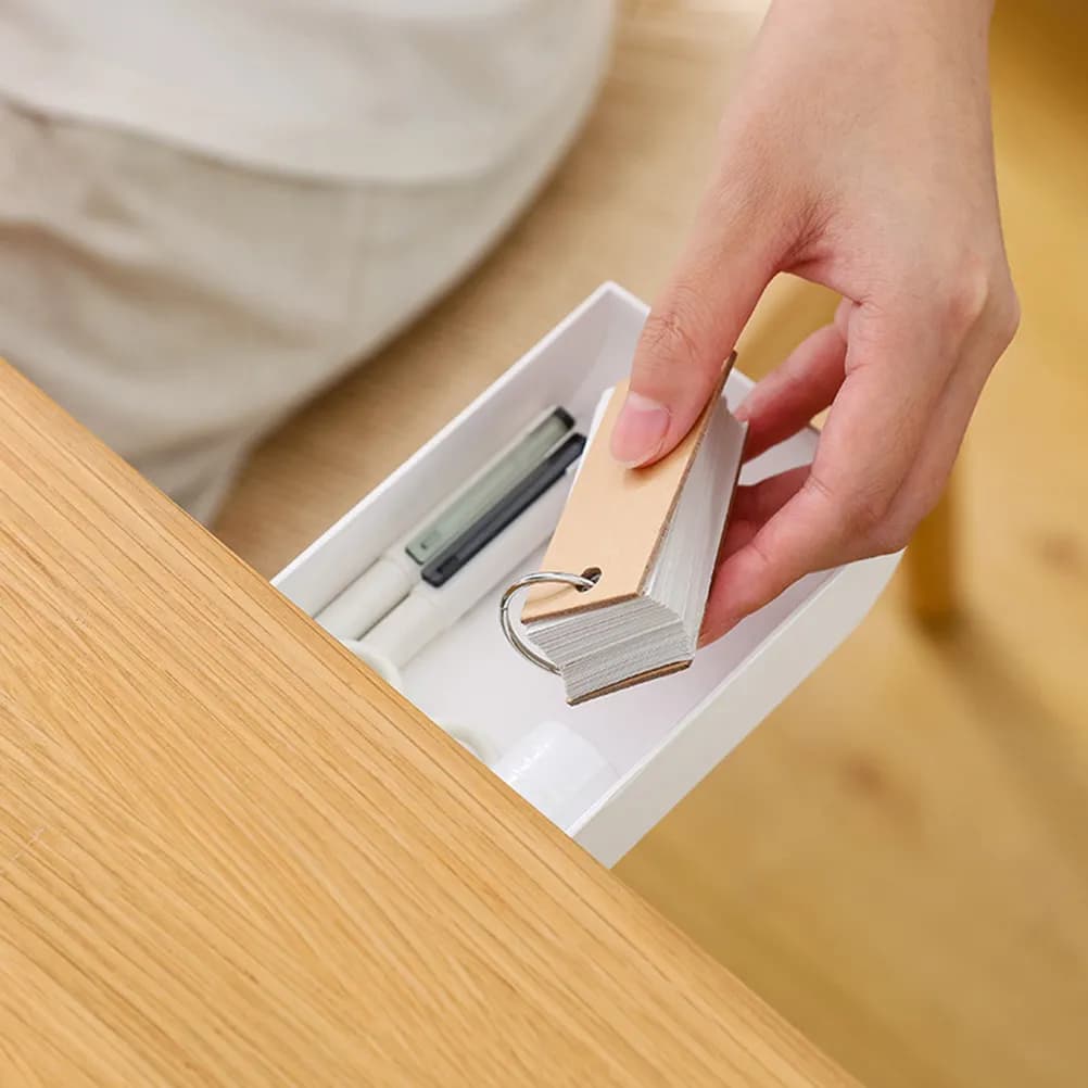 1 Pezzo Portapenne Adesivo Sotto Scrivania, Organizzatore Invisibile per Penne, Contenitore per Cancelleria per Studio e Soggiorno
