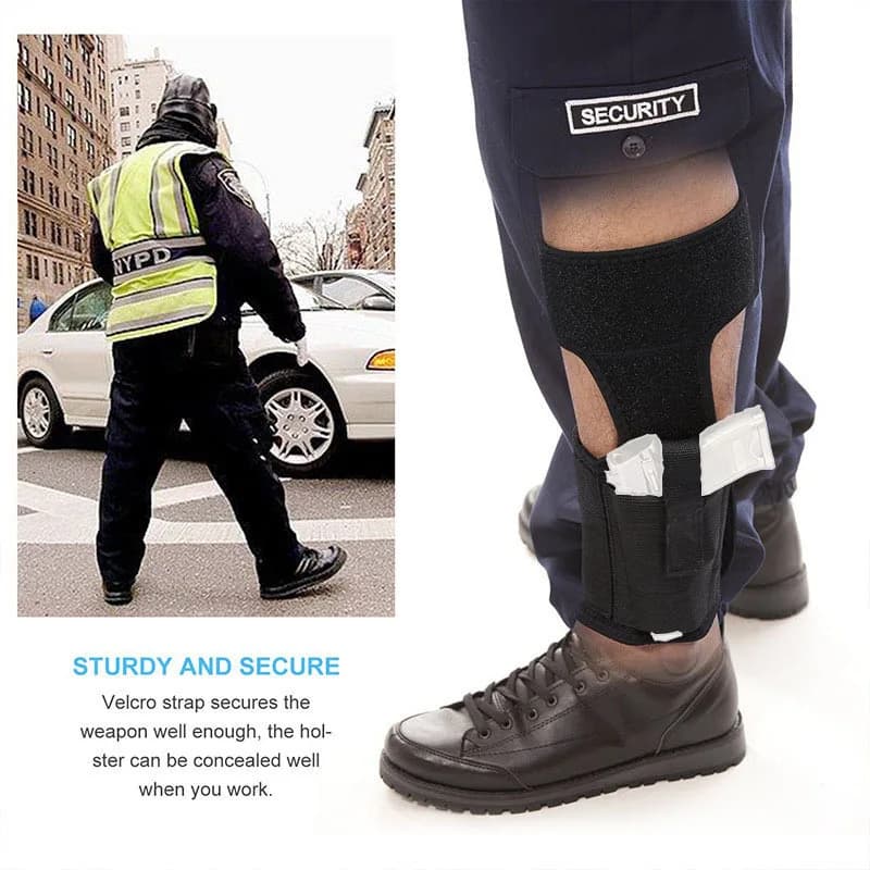 Tactical Ankle Holster Drop Leg Gun Holder for Right Left Hand Concealed Elastic Pistol Bag Hunting Accssories Pouch