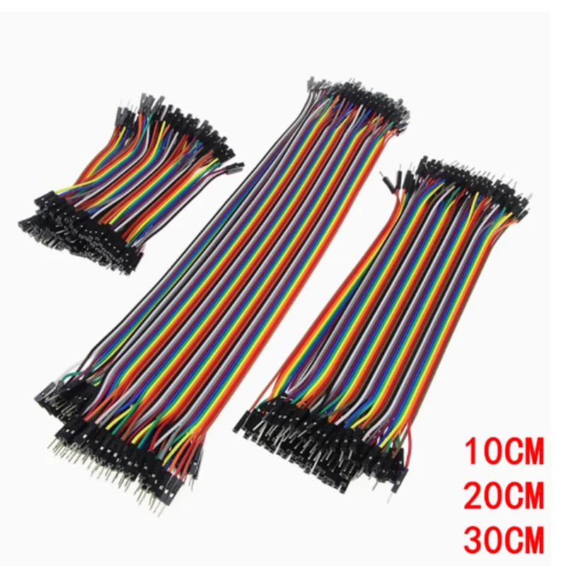 Jumper Dupont cable from 10cm, 20cm, 30cm, 40 Pin, Male-Maschio, Male-Femmina and Female-Femmina for Arduino DIY KIT