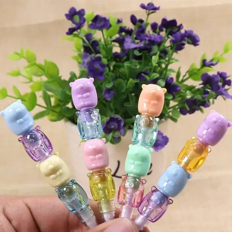 2Pcs SUMIKKO GURASHI Kawaii animal Non-sharpening Pencil HB Sketch Drawing Pencils Stationery School Supplies for Kids Gift