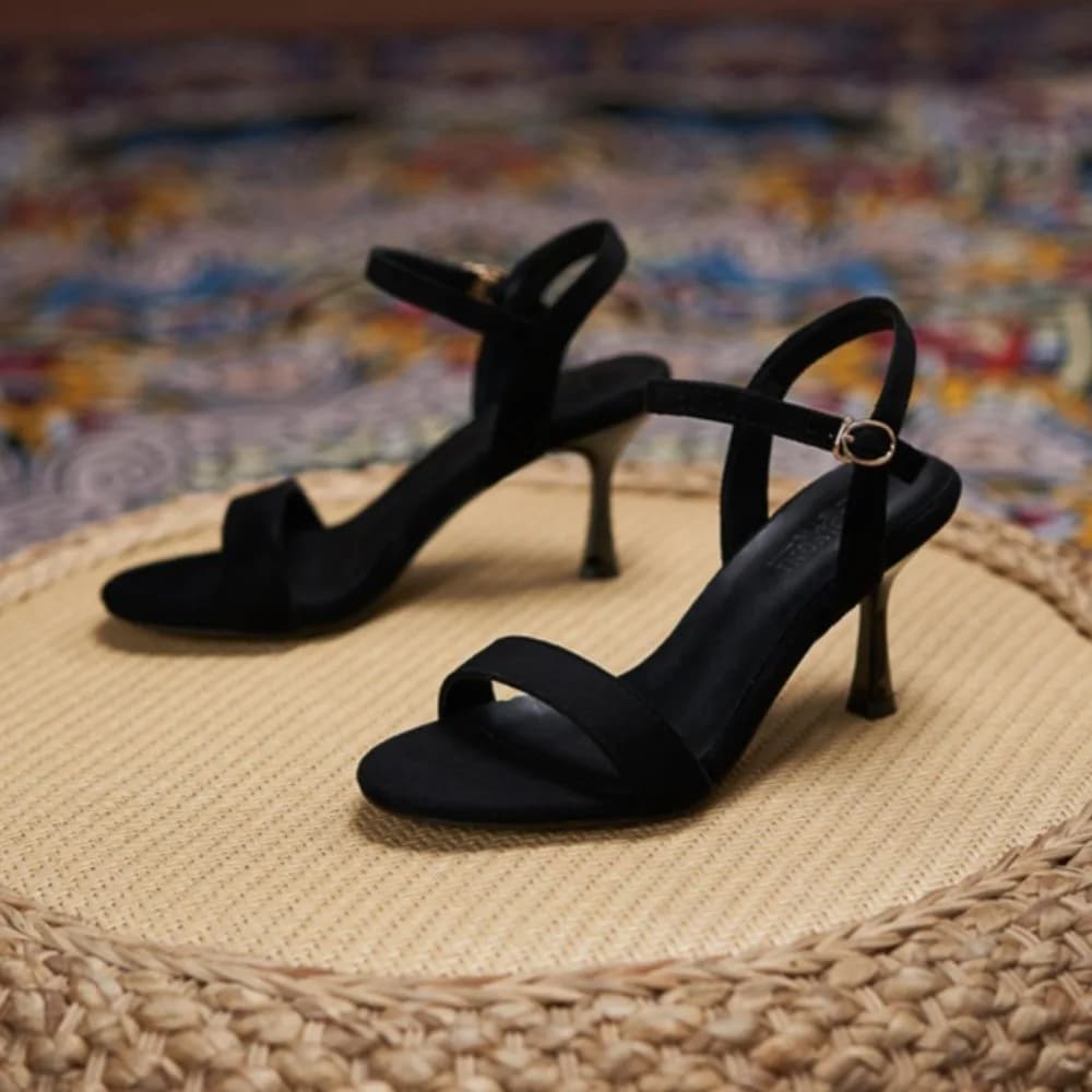 Sandals for Women High Heels Simple High Heeled Sandals Women's Comfortable Small Size 32 33 Large Size Women's Summer Shoes 44