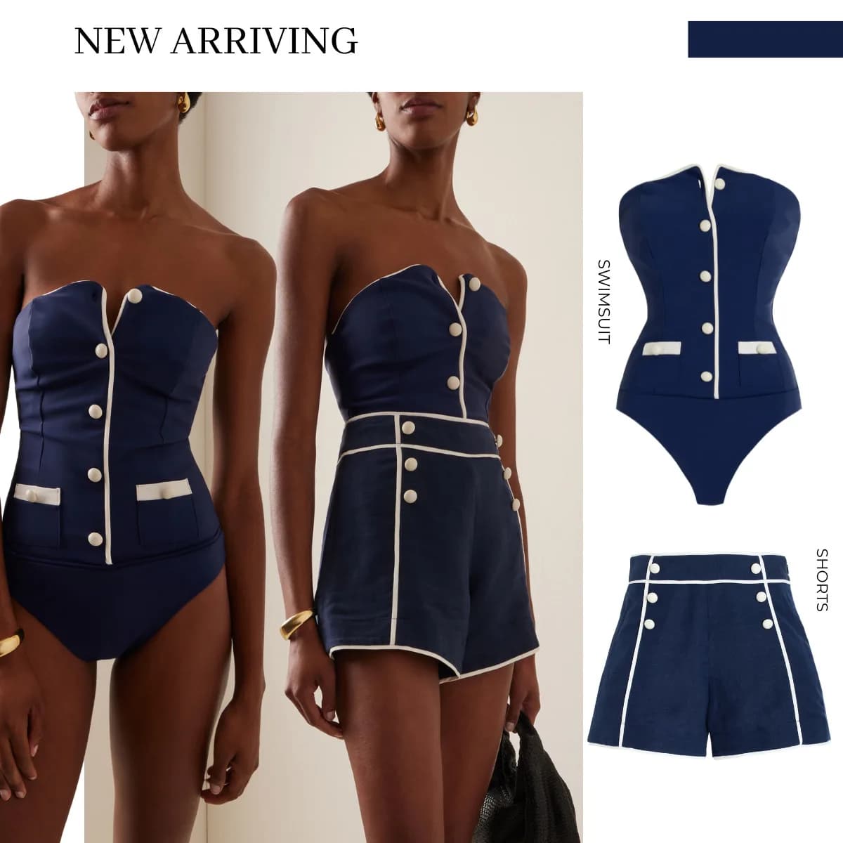 2025 Costume da bagno donna sexy Nuovo costume da bagno intero semplice senza spalline con pantaloncini Set due pezzi Body dimagrante Beachwear Monokini