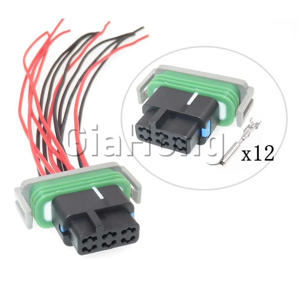 1 Set 12 vie assemblaggio CA ricambi auto presa sigillata adattatore elettrico automobilistico connettore impermeabile automatico in miniatura