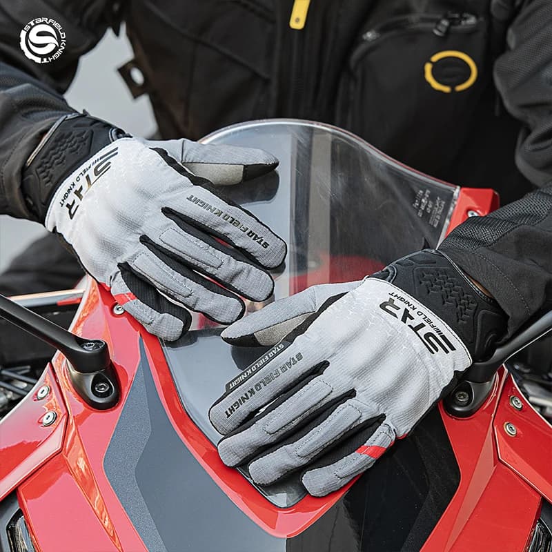 SFK Full Finger Waterproof Rainproof Motorcycle Cycling Gloves Riding Protection Equipment Non-slip Wear-resistant Touch Screen