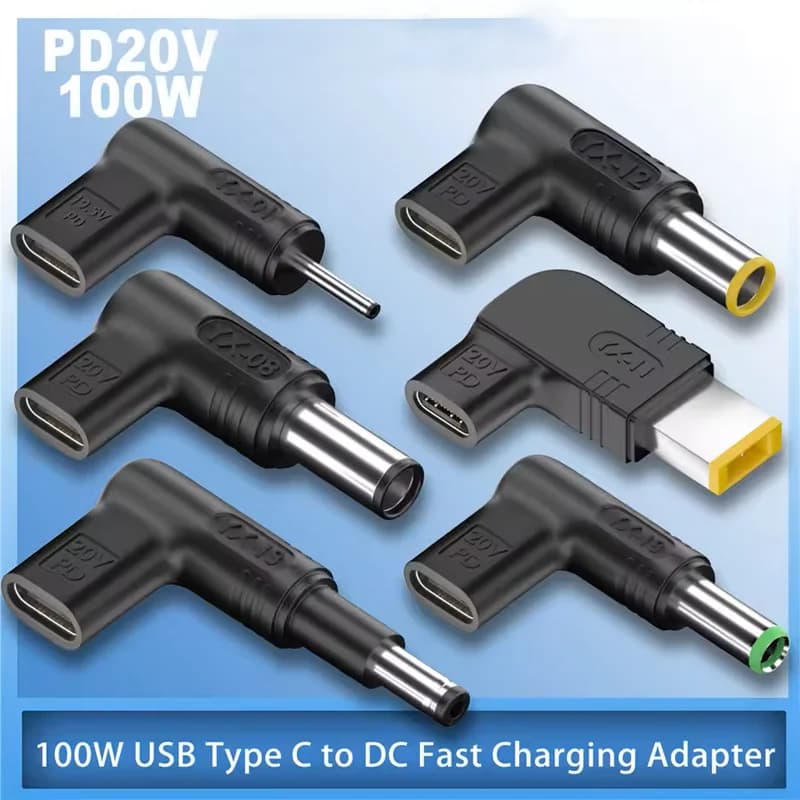 Adattatore Caricabatterie Universale PD 100W da Tipo C per Laptop Asus, Lenovo, HP, Dell, Acer, Samsung, Connettore USB C per Ricarica Rapida