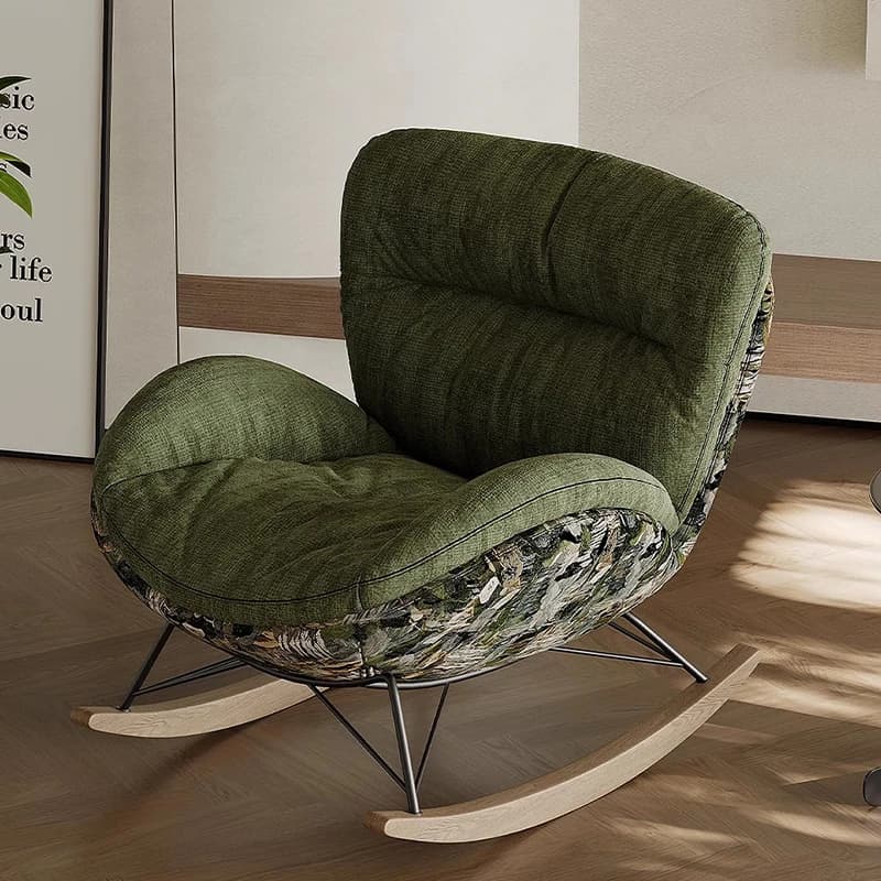 Relax Comode sedie da soggiorno Sedie da gioco con braccioli nordici a dondolo Designer Lettura Camera da letto Fauteuil Salon Mobili da salone