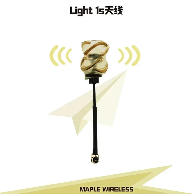 Maple Wireless Light 1S 5.8G Circular Polarization Lollipop Antenna 2dBi RHCP IPEX for Acrobee Mobula7 1S FPV Tinyop Drone