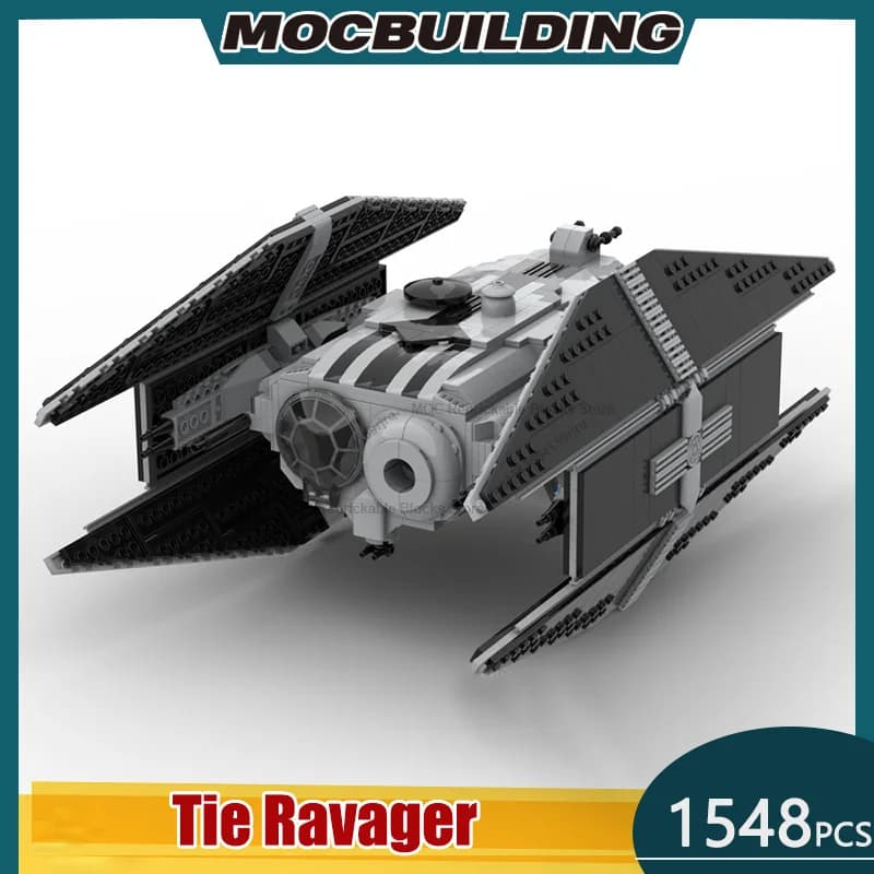 Tie Ravager Modello MOC Building Blocks FAI DA TE Assemblare Mattoni Collezione Spaziale Display Militare Educativi Giocattoli Di Natale Regali 1548PCS