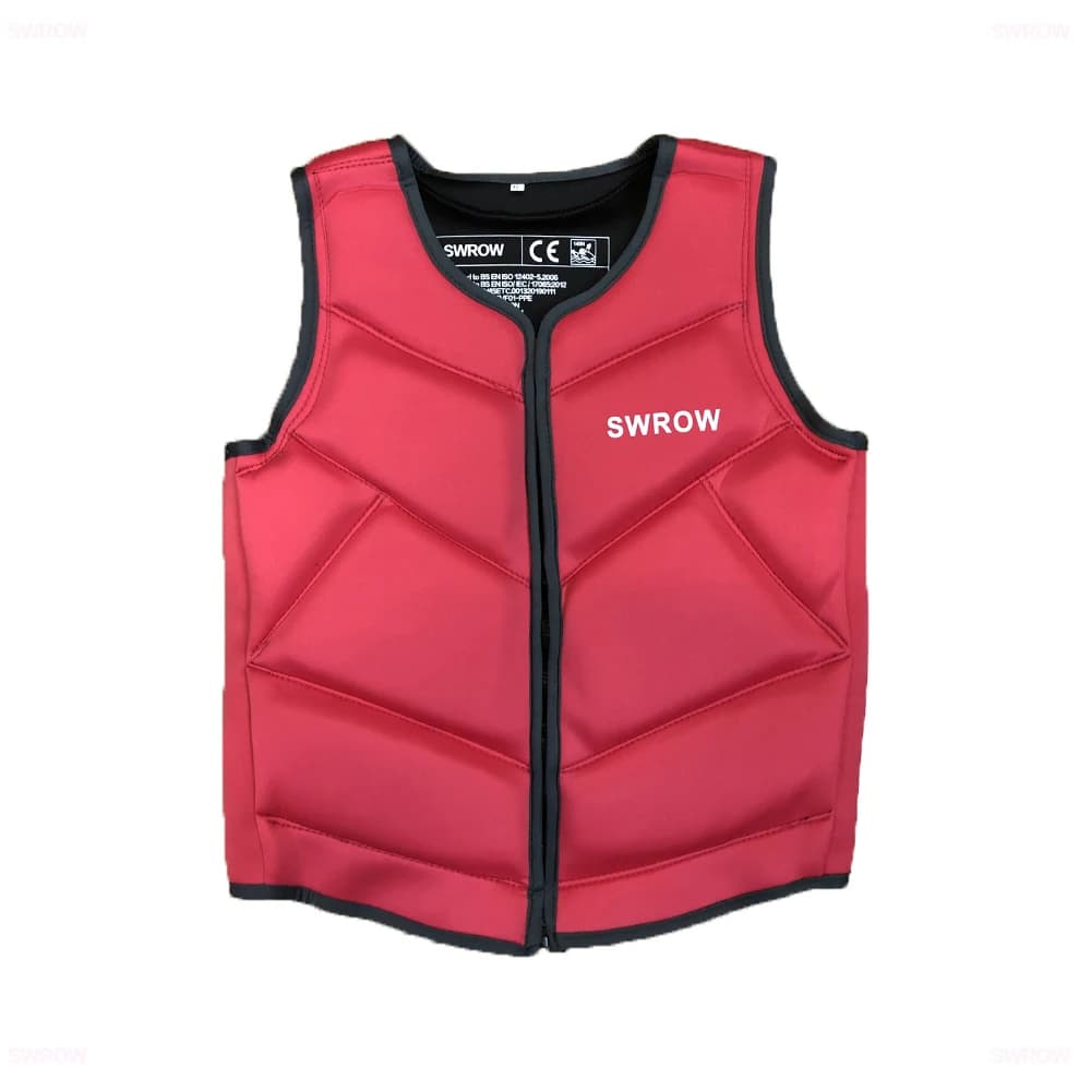 Gilet per adulti leggero portatile SWROW Jaet di vita fiing non iatable per dispositivo di risparmio estivo per barche da moto