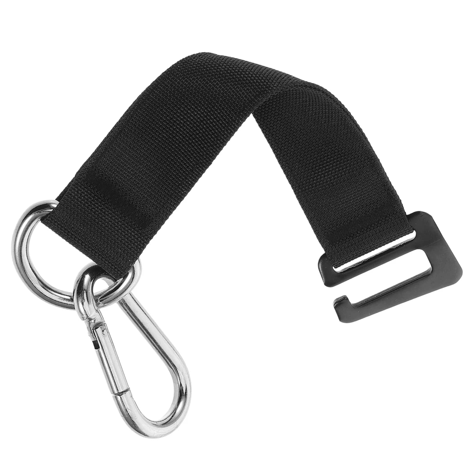 Gancio di sicurezza multifunzione Barra per trazioni Cinghia per appendere Attrezzatura per il fitness resistente Sacco di sabbia Sacco da boxe Kit altalena