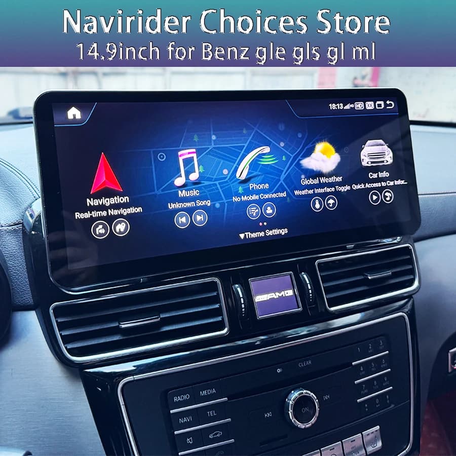 14.6 "Radio Per Auto 3200x1200 Qled Schermo Android Per Mercedes Benz Gle Gls Gl ML 2012-2019 Auto Lettore Multimediale Schermo GPS Carplay
