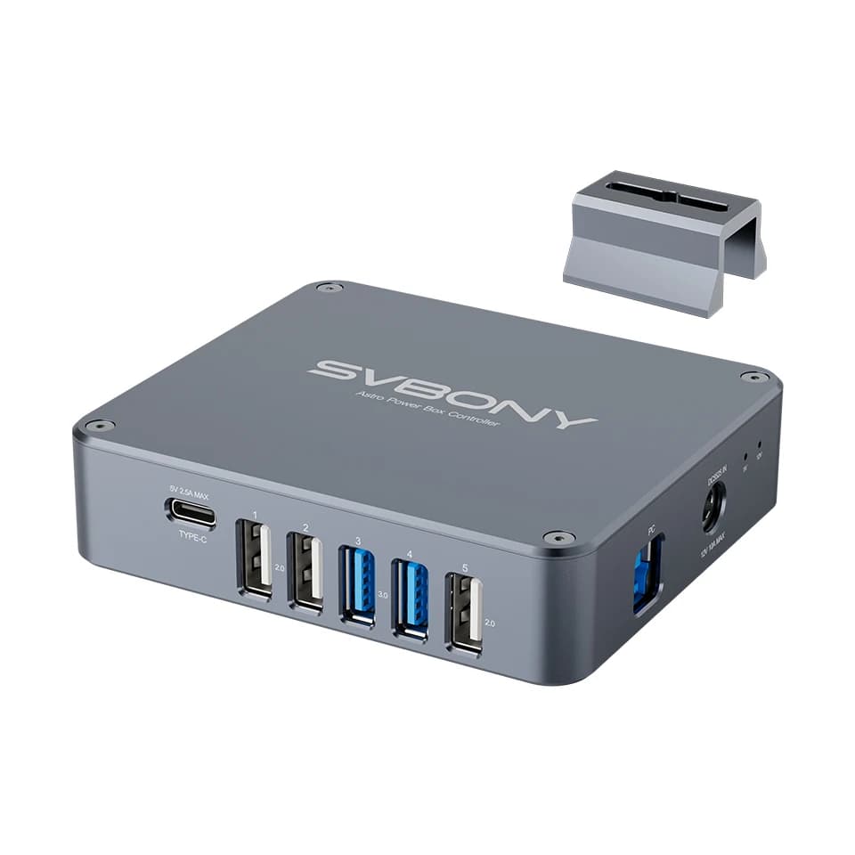 Svbony SV241 Pro Astro Power Controller USB3.0 + DC Type-C ASCOM Telescopio astronomico Fotografia Gestione alimentazione Boxi