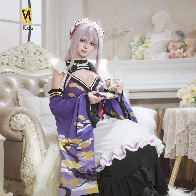 Costume da Cosplay HCos Nikke Scarlet per Donne, Abito Lolita, Completo per Feste in Maschera, Uniformi per Halloween e Carnevale