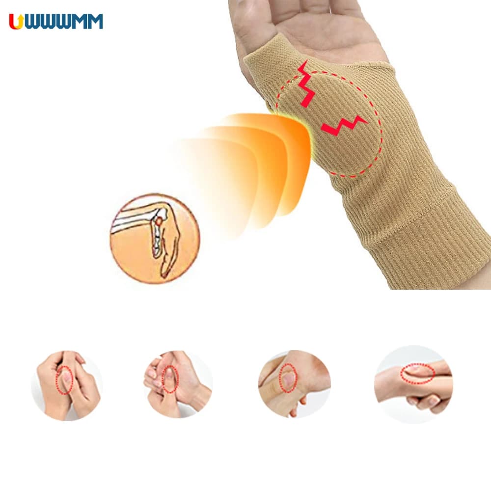 1 paio di supporto per polso e pollice pollice Spica tutore per stecca destra sinistra compressione reversibile per pollice stabilizzatore per polso stecca
