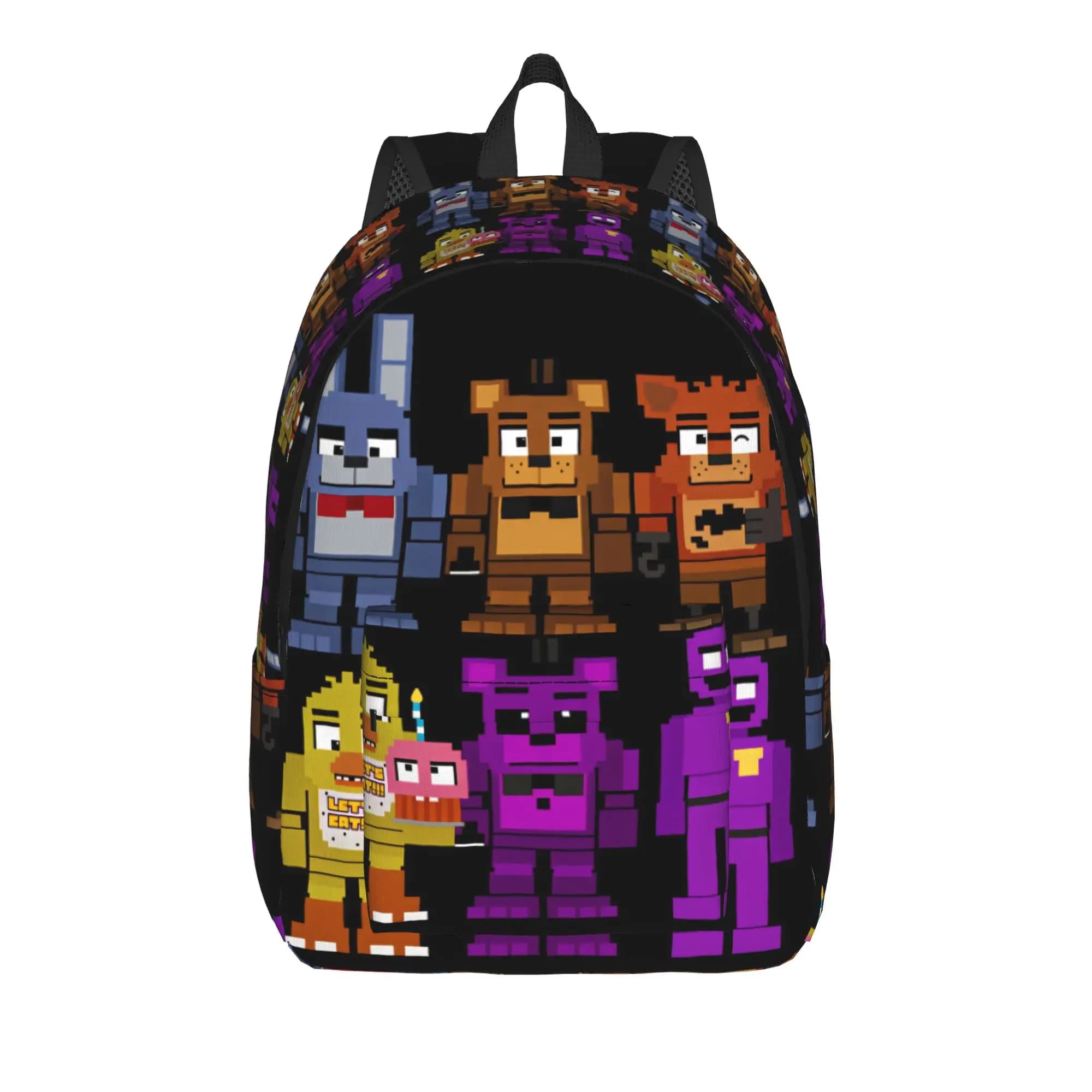 F-Five Nights at Freddys Backpack Game College Backpacks Teen Fashion High School Bags Custom Print Rucksack